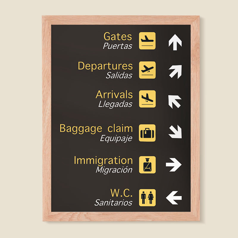 Cartel de Aeropuerto 01