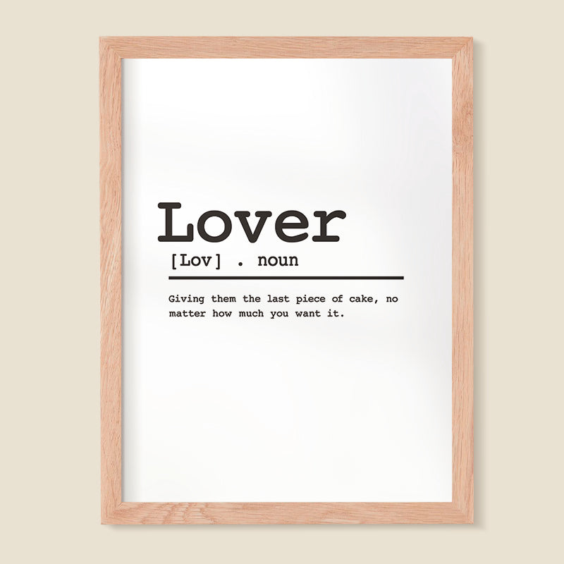 Definición de Lover
