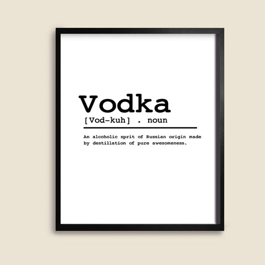 Definición de Vodka
